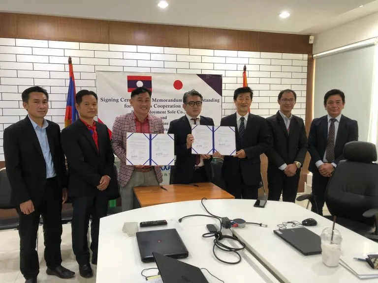 Signing Ceremony of Memorandum of Understanding for Business Cooperation 🇱🇦🤝🇯🇵
